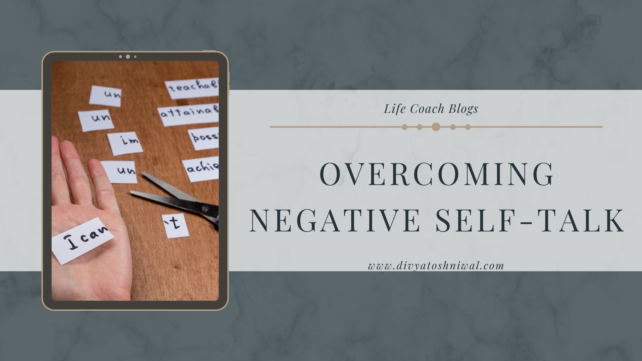 how to overcome negative self-talk