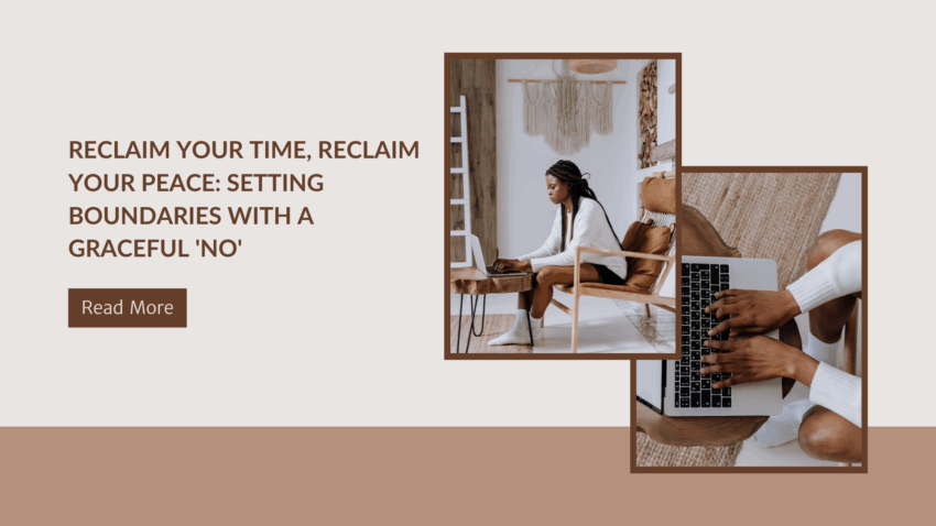setting boundaries peaceful time